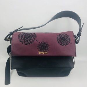 Desigual Black Aleida Mini Kiev Shoulder Bag